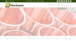 Desktop Screenshot of dinuexports.com