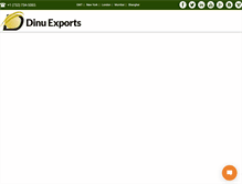 Tablet Screenshot of dinuexports.com